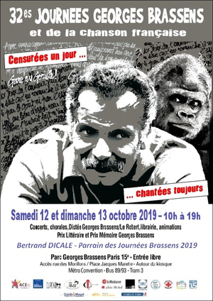Chorale LES COPAINS D ACCORDS de PESSAC au 32ième journées BRASSENS à PARIS